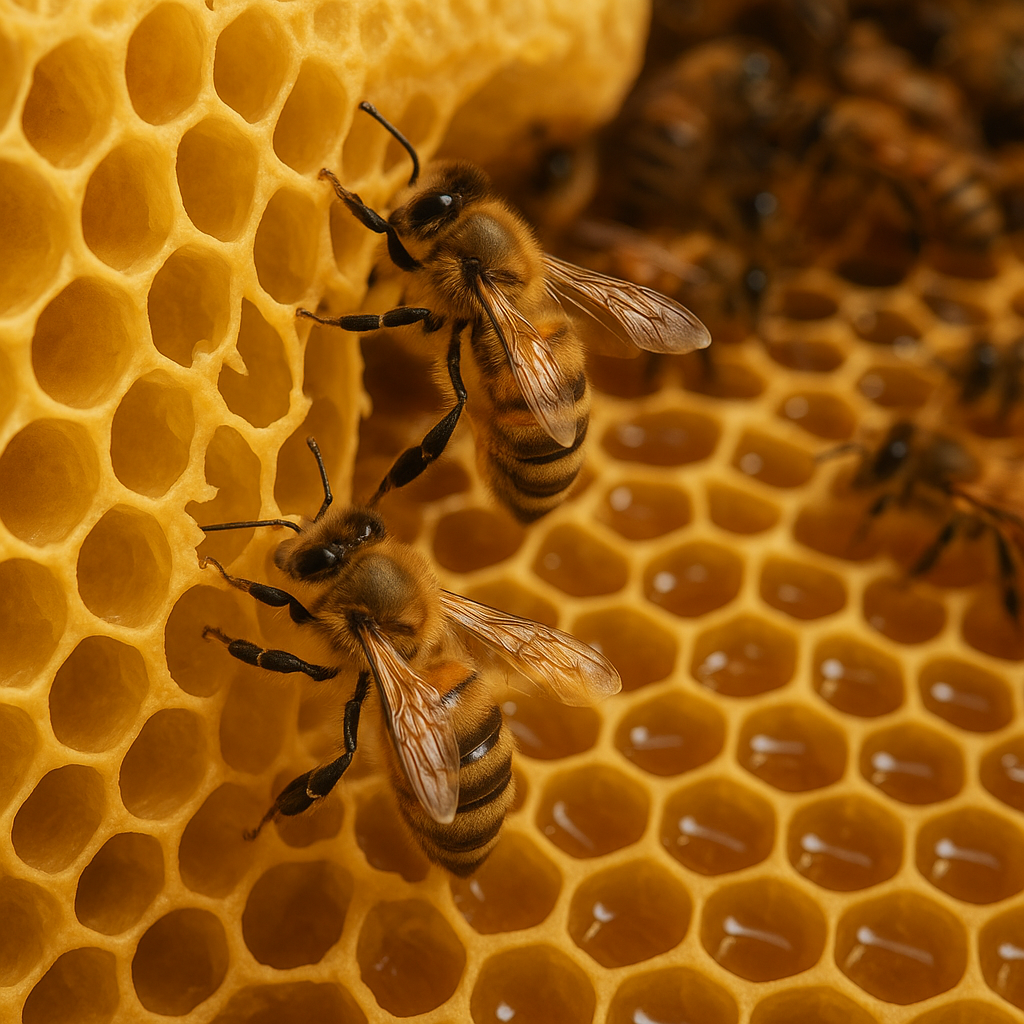 Un essaim d'abeilles